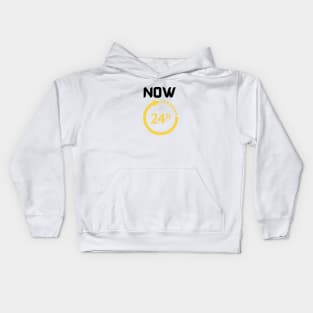 now is the best time Kids Hoodie